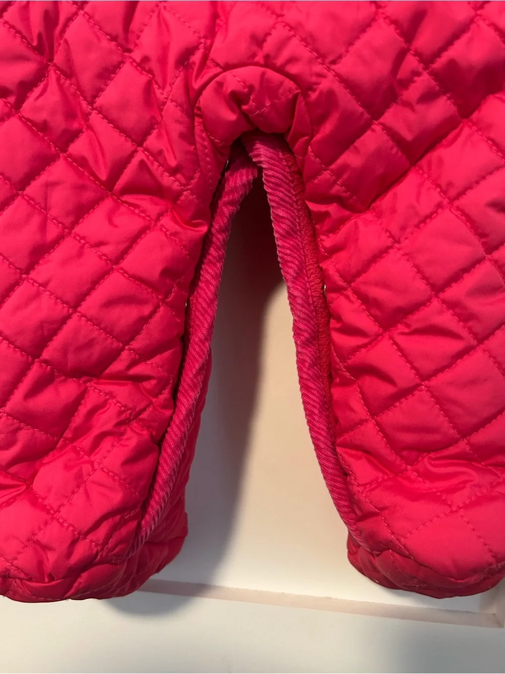Ralph Lauren Quilted Red Hooded Baby Snowsuit